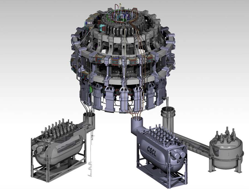 DTT superconducting system 3D model