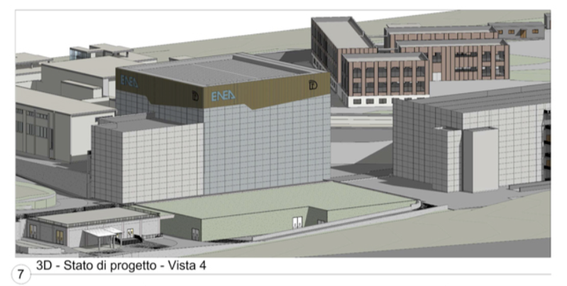 DTT constructions design view. Prospectic Rendering. Torus Hall