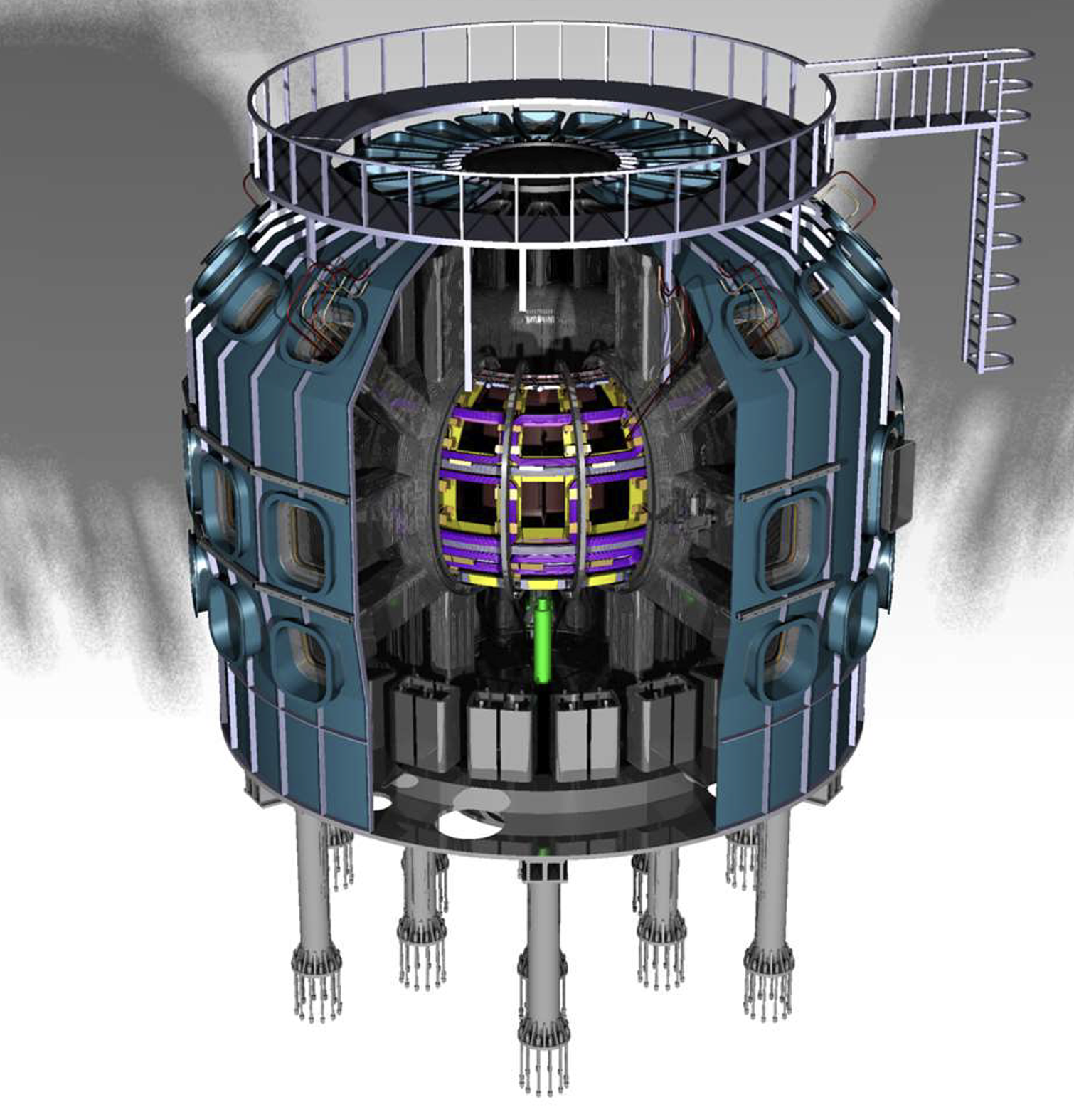 DTT- OUT vessel system: General view