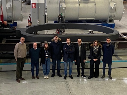 Figure 3 - The DTT and ASG contract responsible teams posing in front of the WP-01